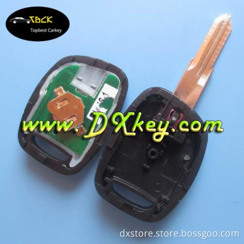 Topbest 1 button remote key (VAC102) for Renault scenic key renault car key with 433mhz ID46 electronic chip